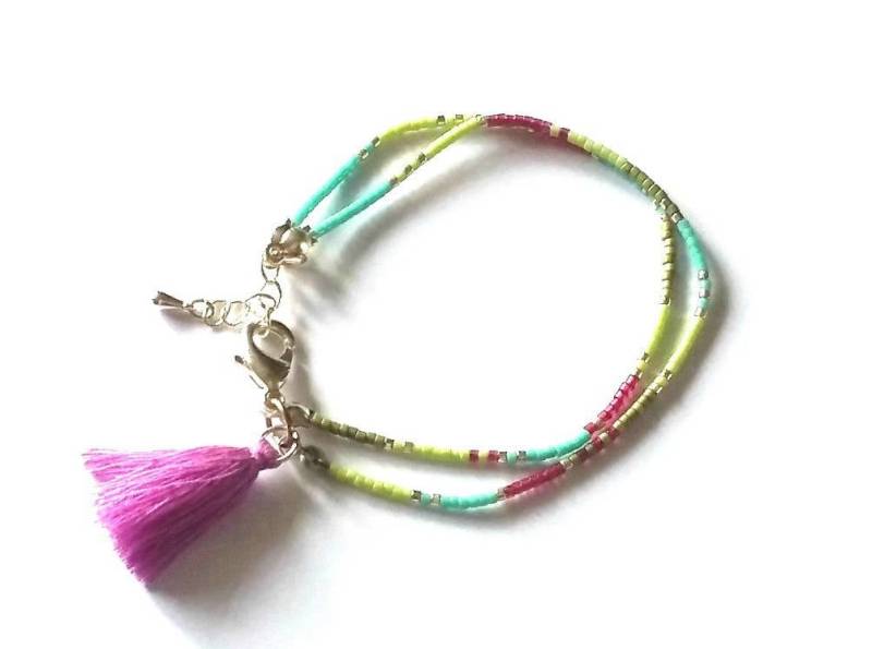 Boho Armband Silber Zweireihig Boho Armband Silber Zweireihig von Chouettesbijoux