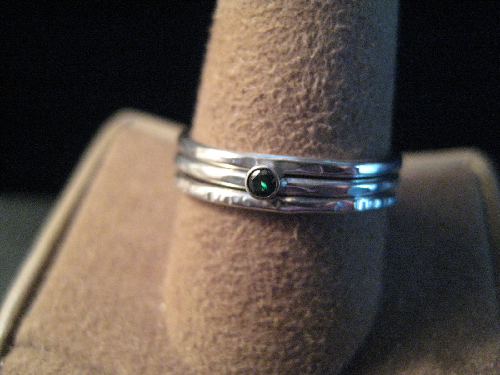 Sterling Silber Stapelbare Ringe von ChowMamaJewelry