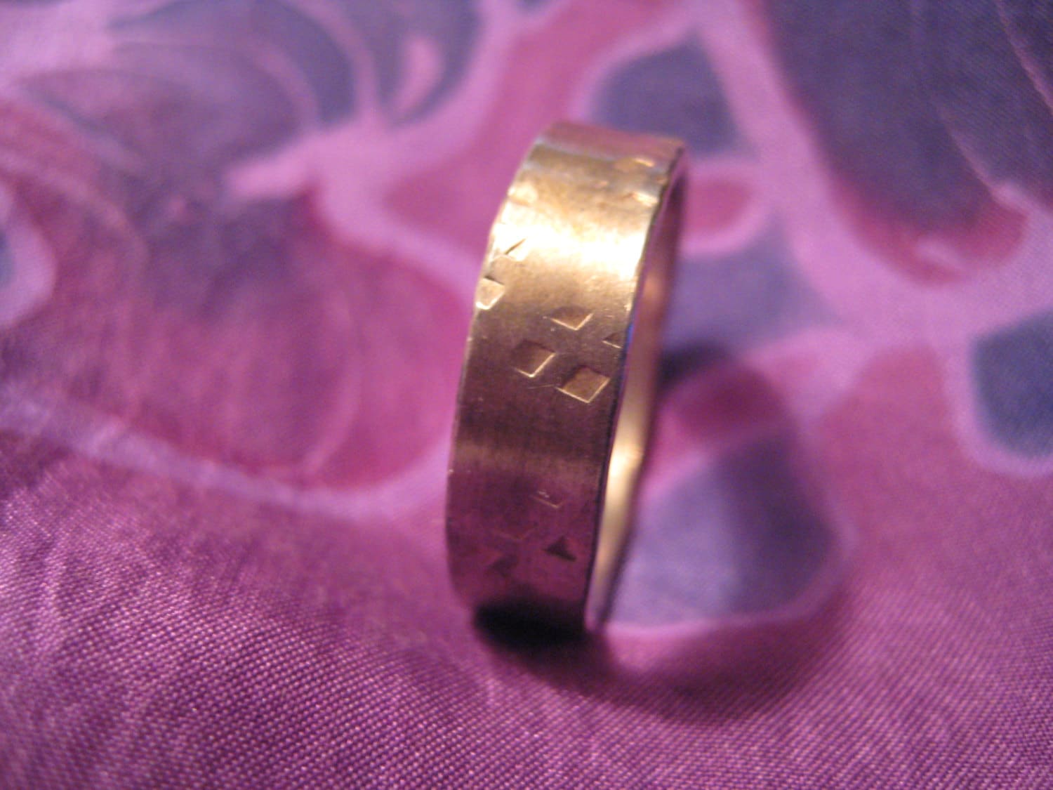 sterling Silber Band von ChowMamaJewelry