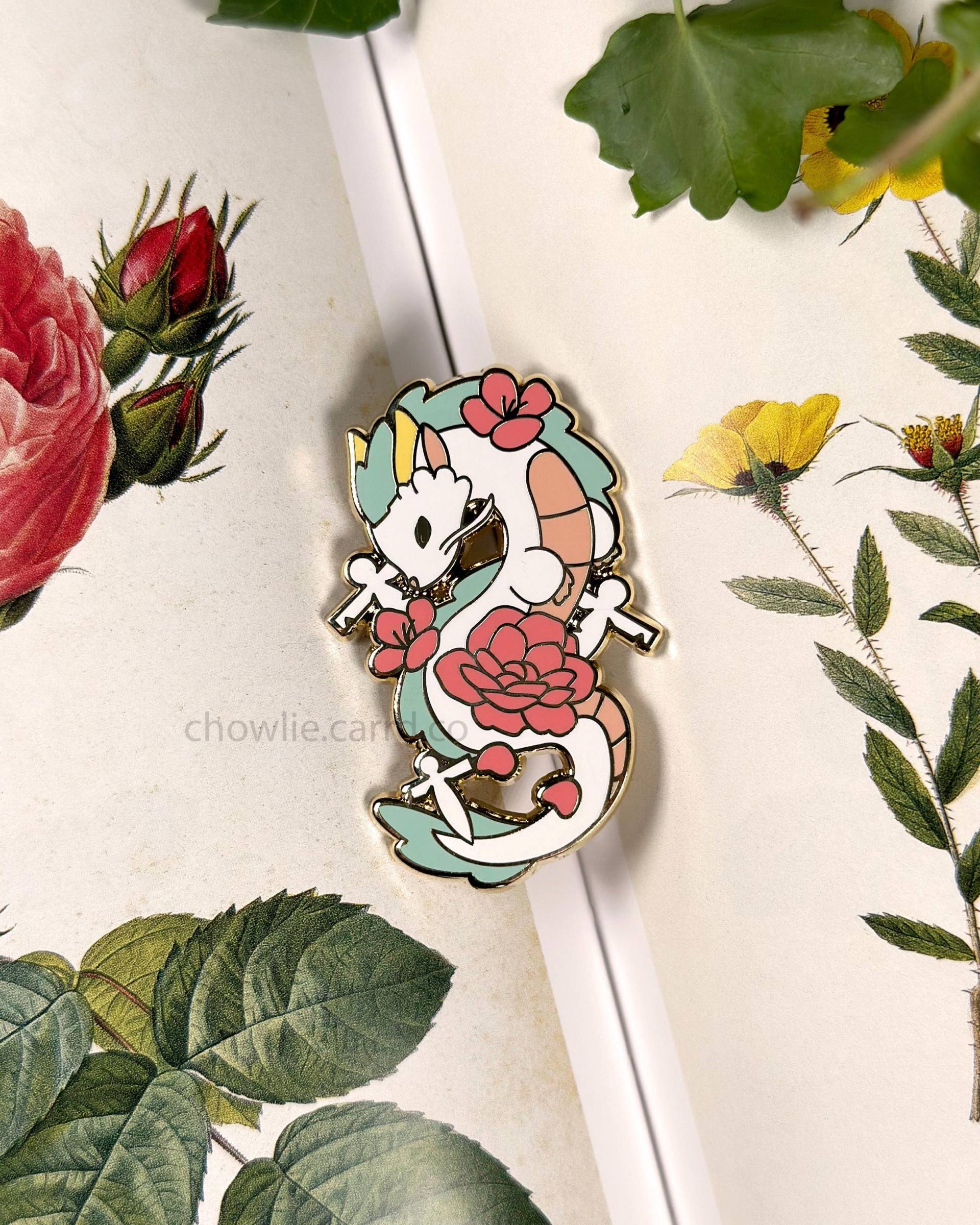 Dragon Enamel Pin von Chowlie