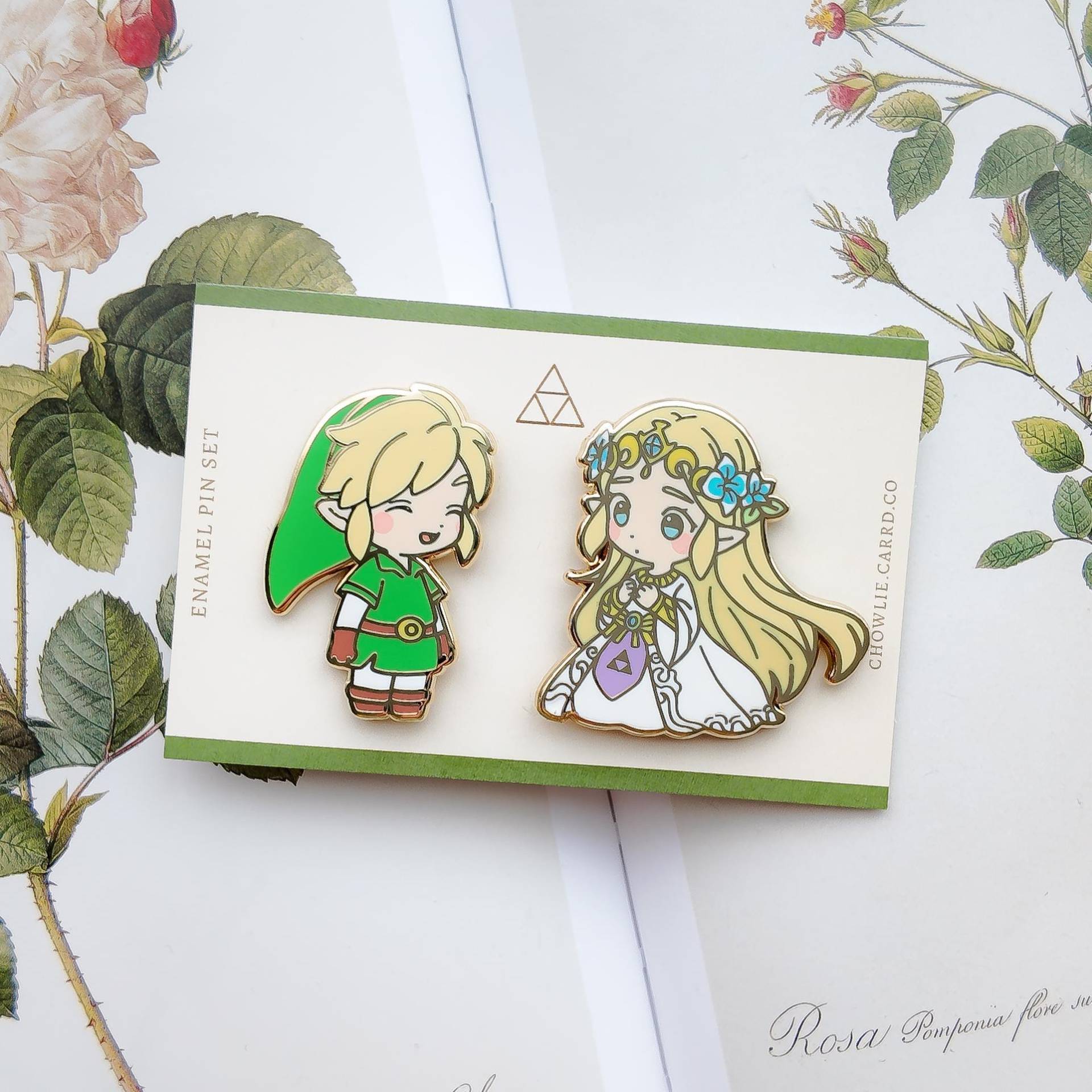 Zelda X Link Enamel Pin Set von Chowlie