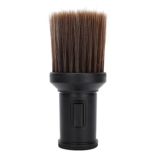 Neck Duster, Multifunktionale Kammbürste für Gebrochenes Haar Neck Duster Brush Herren Bartbürste Rasierpinsel für den Friseursalon Haushalt (Schwarz) von Chrees