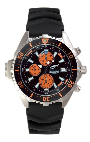 Chris Benz Depthmeter Chronograph CB-C-ORANGE-KB Herrenchronograph Tiefenmesser von Chris Benz