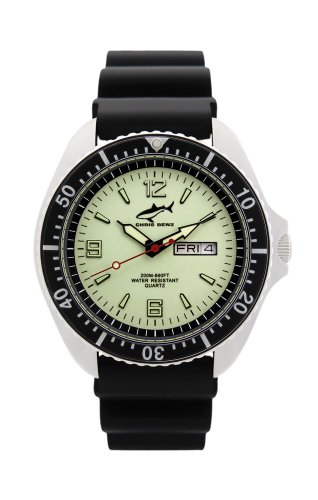 Chris Benz One Man CBO-N-SW-KB Elegante Herrenuhr Taucheruhr von Chris Benz