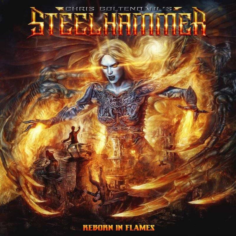 Chris Bohltendahl's Steelhammer Reborn in flames CD multicolor von Chris Bohltendahl's Steelhammer