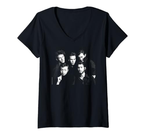 Damen Adam Ant Frühe Rockband Bazooka Joe Chris Duffy Photography T-Shirt mit V-Ausschnitt Damen Adam Ant Frühe Rockband Bazooka Joe Chris Duffy Photography T-Shirt mit V-Ausschnitt von Chris Duffy Photography