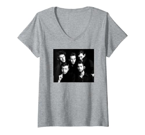 Damen Bazooka Joe Adam Ant Frühe Rockband Chris Duffy Photography T-Shirt mit V-Ausschnitt von Chris Duffy Photography
