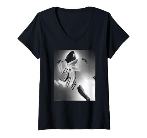 Damen Die Träne explodiert Troy Tate Chris Duffy Photography T-Shirt mit V-Ausschnitt von Chris Duffy Photography