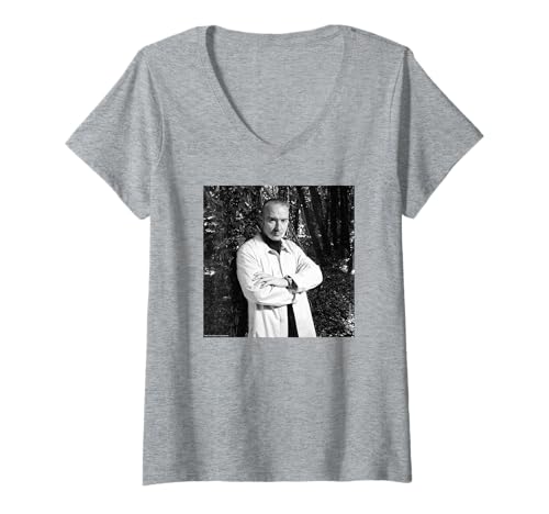Damen Midge Ure Ultravox Sänger Chris Duffy Photography T-Shirt mit V-Ausschnitt von Chris Duffy Photography