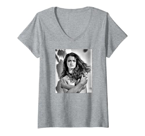 Damen Rachel Weisz Schauspielerin & Model Chris Duffy Photography T-Shirt mit V-Ausschnitt von Chris Duffy Photography