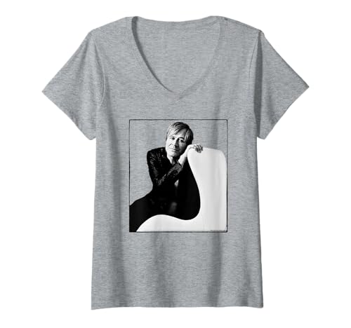 Damen Spandau Ballett Steve Norman Saxophon Duffy Fotografie T-Shirt mit V-Ausschnitt Damen Spandau Ballett Steve Norman Saxophon Duffy Fotografie T-Shirt mit V-Ausschnitt von Chris Duffy Photography
