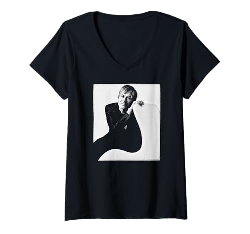 Damen Steve Norman Saxophonspieler Spandau Ballett Duffy Fotografie T-Shirt mit V-Ausschnitt von Chris Duffy Photography