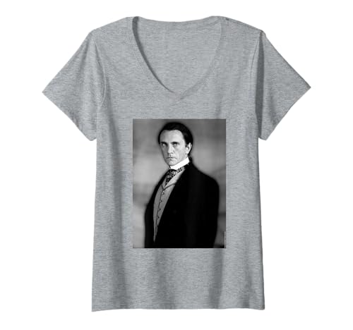 Damen Terence Stamp Die blutige Kammer Chris Duffy Photography T-Shirt mit V-Ausschnitt Damen Terence Stamp Die blutige Kammer Chris Duffy Photography T-Shirt mit V-Ausschnitt von Chris Duffy Photography