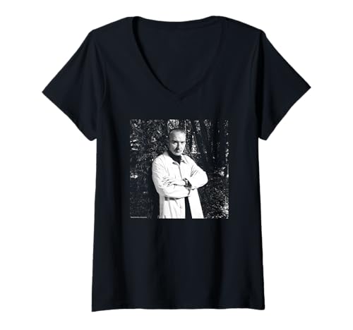 Damen Ultravox Sänger Midge Ure Chris Duffy Fotografie T-Shirt mit V-Ausschnitt von Chris Duffy Photography