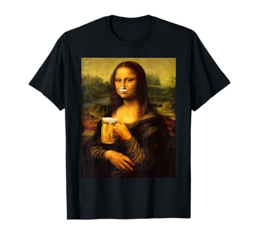 Mona Lisa T-Shirt Bier hacken, T-Shirt Männer, Hemd Frauen T-Shirt Mona Lisa T-Shirt Bier hacken, T-Shirt Männer, Hemd Frauen T-Shirt von Chris T-Shirt Monalisa
