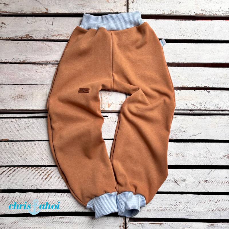 Warme Pumphose Aus Alpenfleece Uni Braun von ChrisAhoiShop
