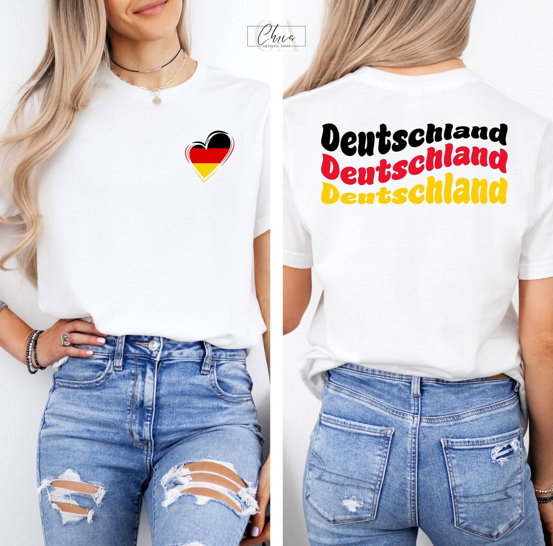 Wm 2026 Fan Trikot Mit Deinem Namen, Fussball T-Shirt, Weltmeisterschafft Shirt, Deutschland - Germany, Sommer 26, Geschenk von ChrisArtisticShop