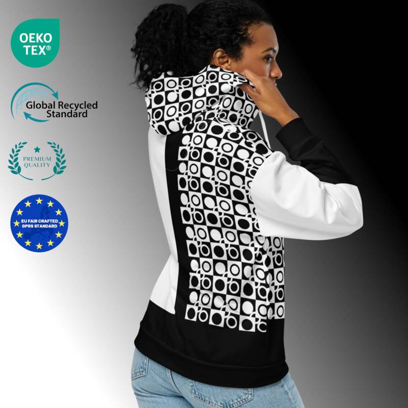 Zip-Hoodie Unisex "Geometric Dream" - Recycelt & Oeko-Tex Zertifiziert Nachhaltige Sweatjacke Mit Fleece Zip-Hoodie Unisex "Geometric Dream" - Recycelt & Oeko-Tex Zertifiziert Nachhaltige Sweatjacke Mit Fleece von ChrisBeeShop