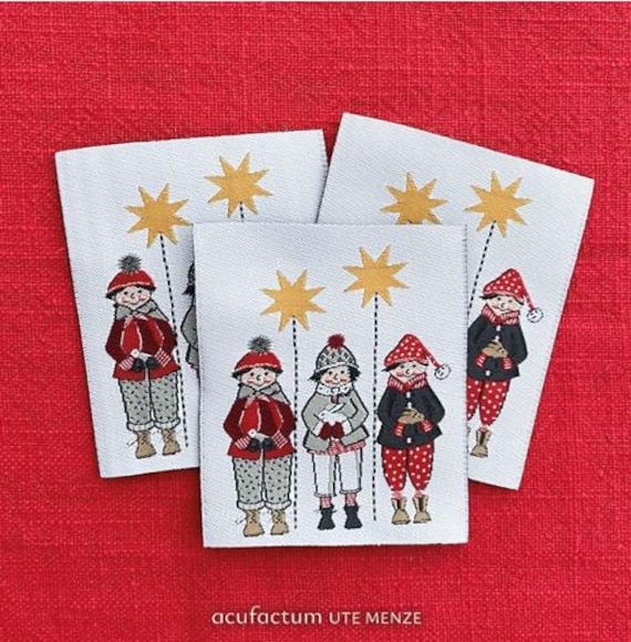 2 Aufnäher -Winterkinder - 50 X 60mm Acufactum Kerstin Heß Webetikett Label Flicken Patch 2 Aufnäher -Winterkinder - 50 X 60mm Acufactum Kerstin Heß Webetikett Label Flicken Patch von ChrisKaaDesign
