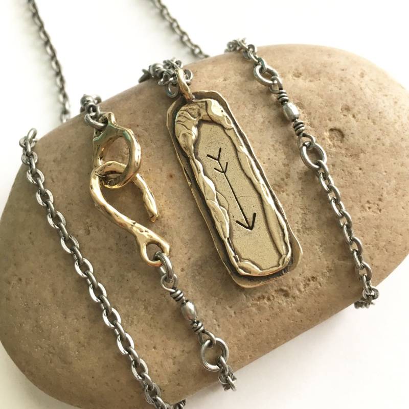 Handwerkliche Hand Gestempelt Mix Metall Halskette ... Männer, Vater, Ehemann, Großvater, Sohn, Geschenk, Personalisiert Handwerkliche Hand Gestempelt Mix Metall Halskette ... Männer, Vater, Ehemann, Großvater, Sohn, Geschenk, Personalisiert von ChrisKateJewelry