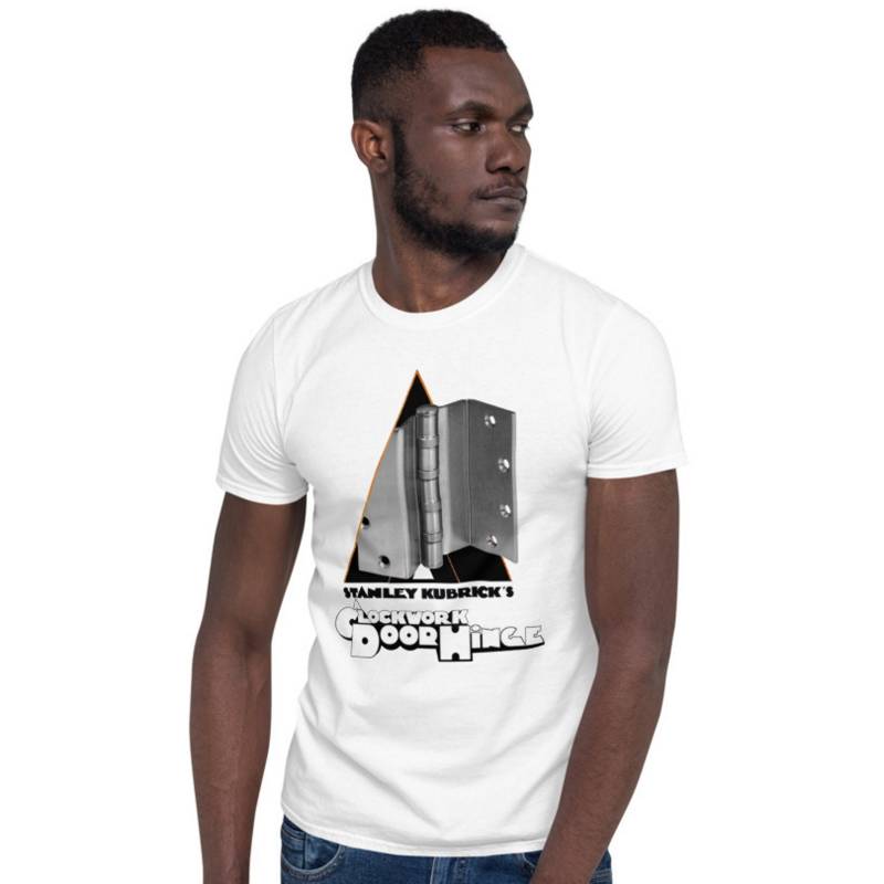 Ein Uhrwerk Tür Scharnier Orange Parodie T-Shirt Ein Uhrwerk Tür Scharnier Orange Parodie T-Shirt von ChrisShafferMemes