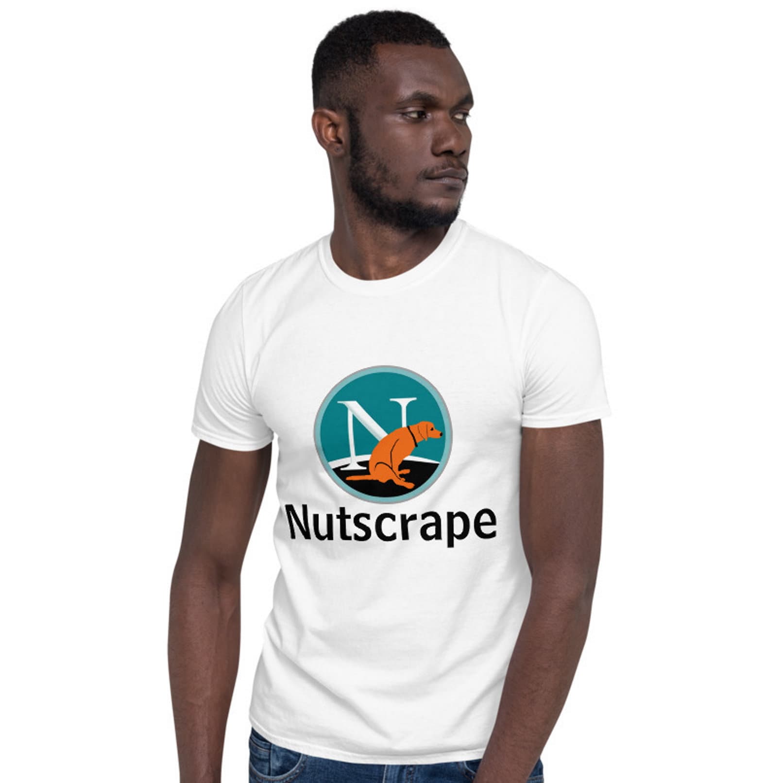 Nutscrape Netscape Hund Parodie T-Shirt Nutscrape Netscape Hund Parodie T-Shirt von ChrisShafferMemes