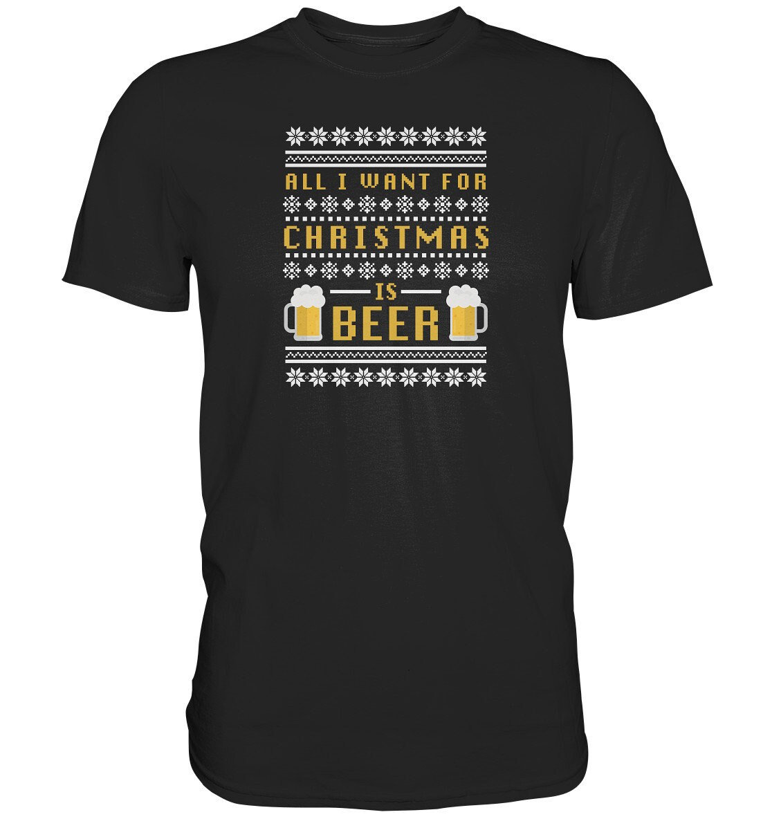 All I Want For Christmas Is Beer T-Shirt | Beer Bier Weihnachten Ugly Shirt Party von ChrisShirtBizz