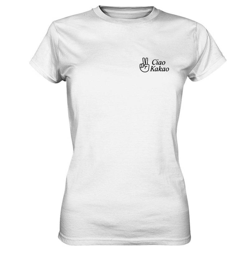 Ciao Kakao Ladies T-Shirt | Statement Witziger Spruch von ChrisShirtBizz