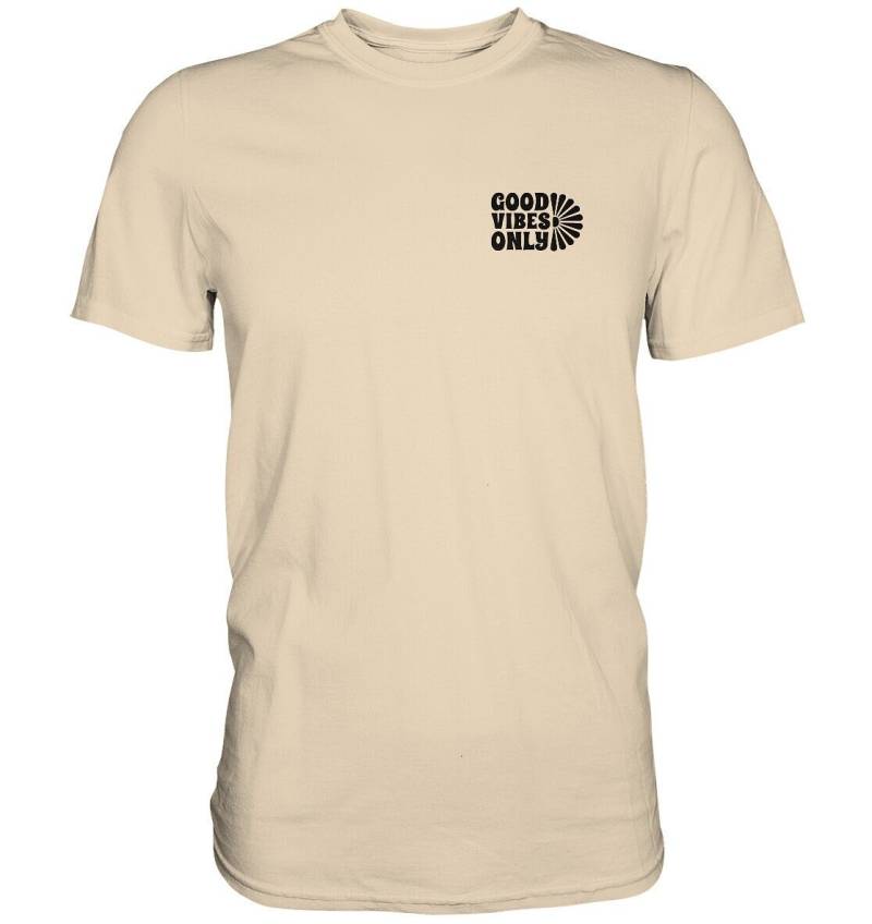 Good Vibes Only T-Shirt | No Bad Days Summer Mood Minimalistic Statement von ChrisShirtBizz