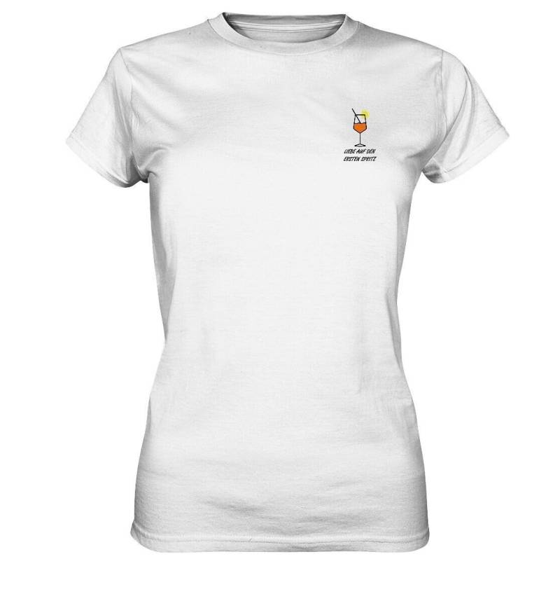 Liebe Auf Den Ersten Spritz - Ladies T-Shirt | Aperol Sommer Geschenkidee von ChrisShirtBizz