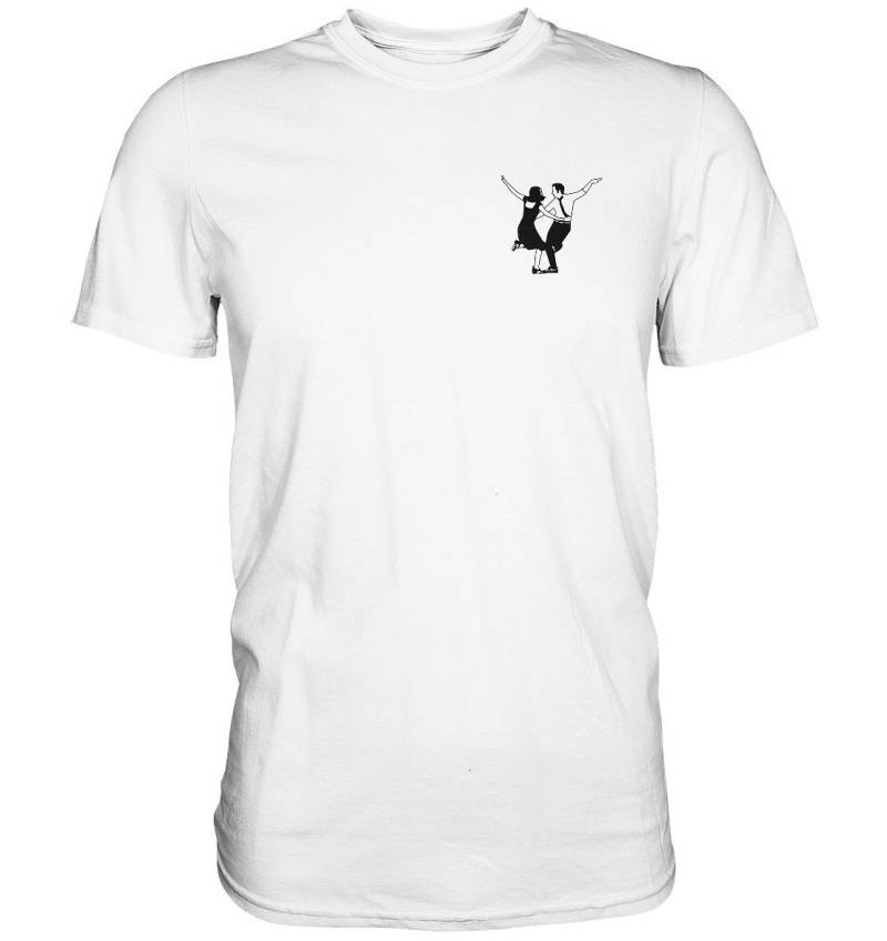 Minimalistic La Land Dance T-Shirt | Ryan Gosling Emma Stone Movie von ChrisShirtBizz
