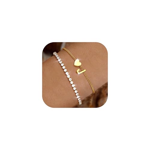 Chriscoco Armband Damen Gold 14 Karat Vergoldet Armband Mit Buchstaben Edelstahl Verstellbare Herz Armbänder Armkette Wasserfest Personalisiertes Tennisarmband Für Frauen Mädchen J Chriscoco Armband Damen Gold 14 Karat Vergoldet Armband Mit Buchstaben Edelstahl Verstellbare Herz Armbänder Armkette Wasserfest Personalisiertes Tennisarmband Für Frauen Mädchen J von Chriscoco