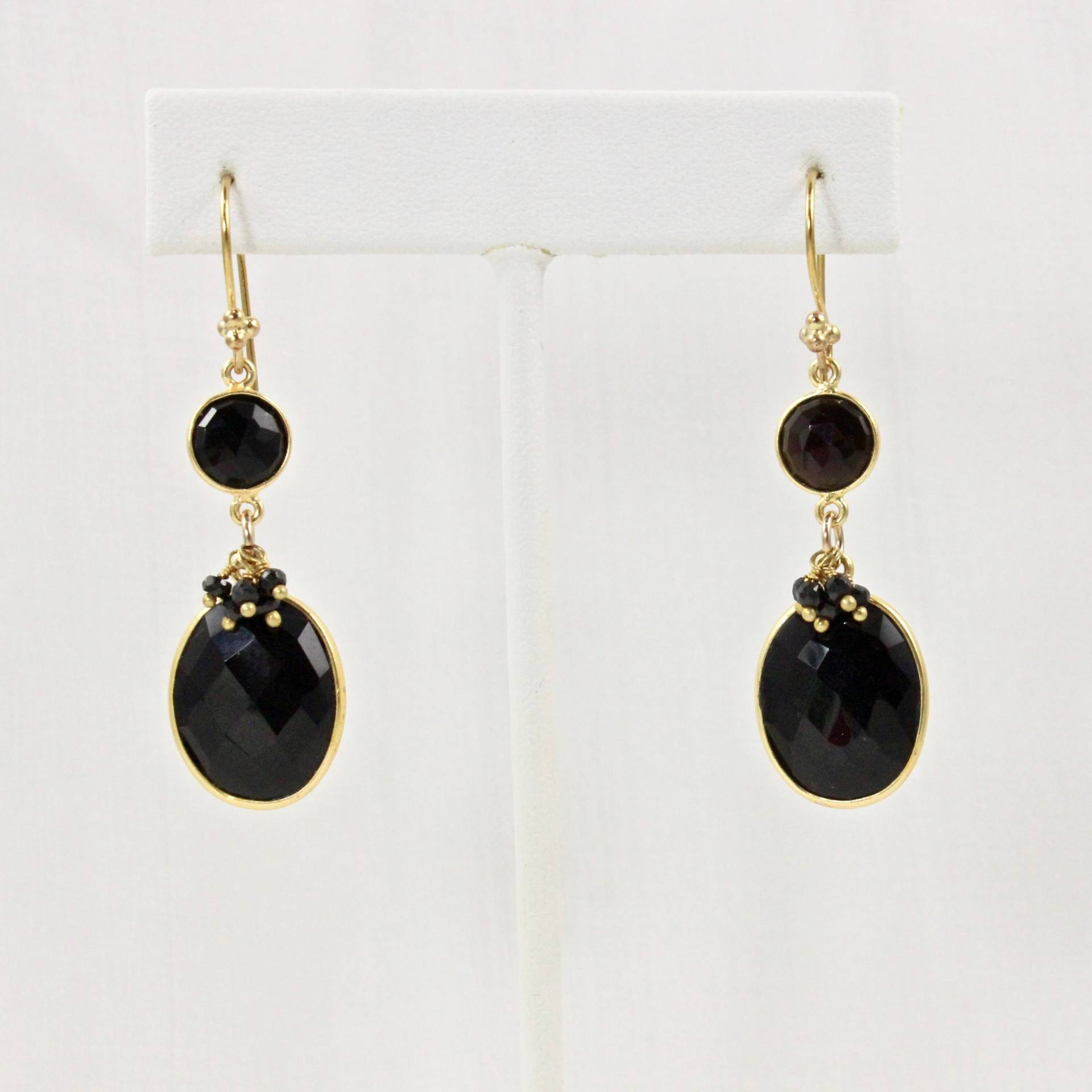 Schwarze Onyx Große Ohrringe Schwarze Onyx Große Ohrringe von ChrissyChapinJewelry