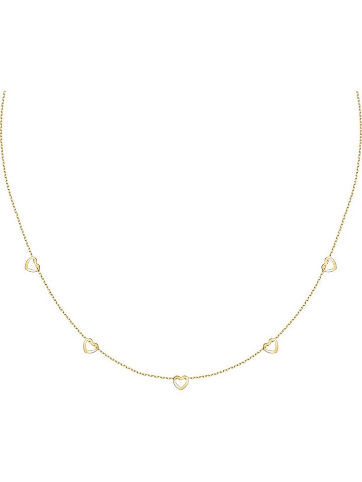 CHRIST Goldkette CHRIST Damen-Kette 585er Gelbgold Herz von Christ