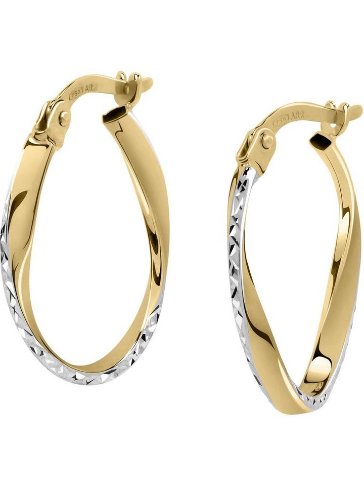 CHRIST Paar Creolen CHRIST Damen-Creolen 585er Gelbgold (Paar) von Christ