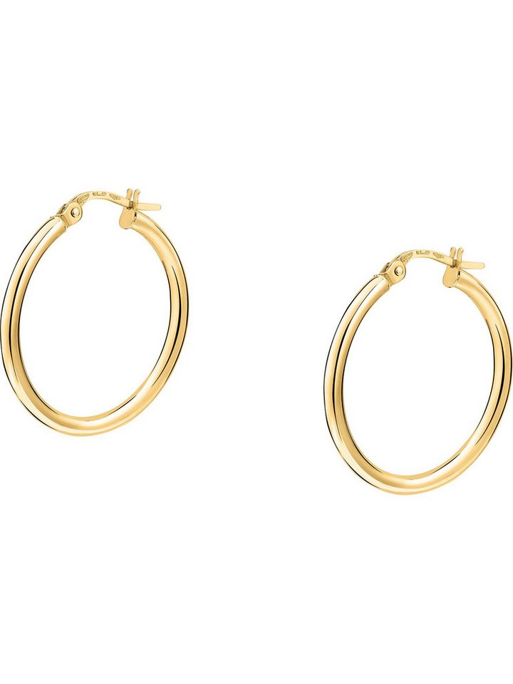 CHRIST Paar Creolen CHRIST Damen-Creolen 585er Gelbgold (Paar) von Christ