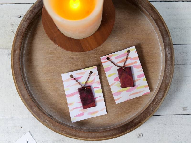 Kupfer Halsketten-Anhänger 7. Jahrestag Geschenk Handgeschmiedeter 7 Jahre Für Ihn Gehämmertes von ChristCenteredForge