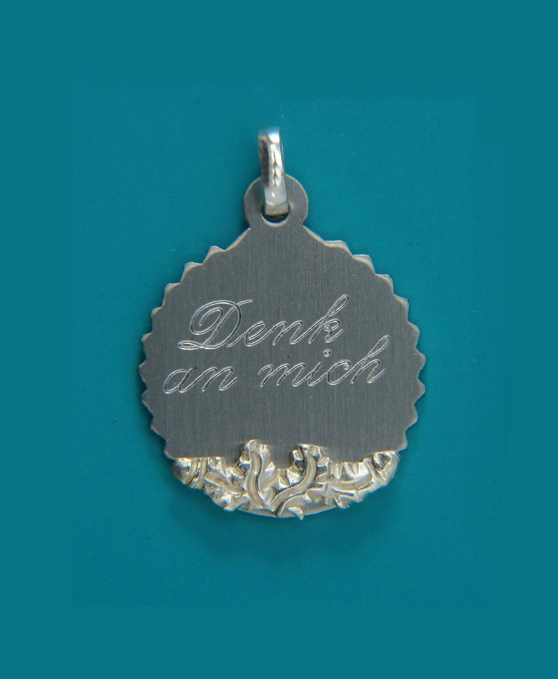 Anhänger, Kettenanhänger, Gravurplatte Silber 835/Ooo Anhänger, Kettenanhänger, Gravurplatte Silber 835/Ooo von ChristallaDesign