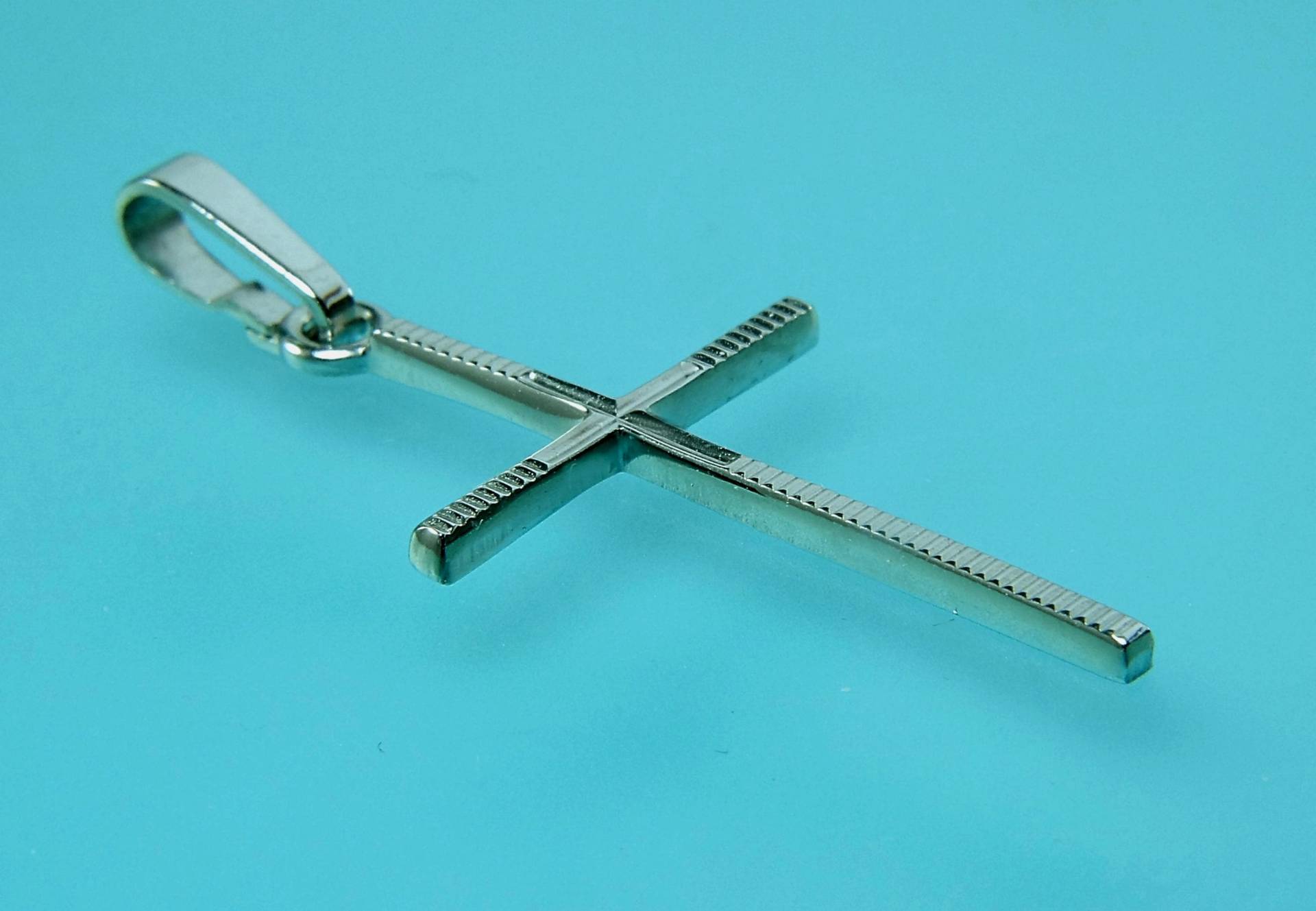 Anhänger Kreuz, Kreuzanhänger Weißgold 333, Kettenanhänger Kreuz Anhänger Kreuz, Kreuzanhänger Weißgold 333, Kettenanhänger Kreuz von ChristallaDesign