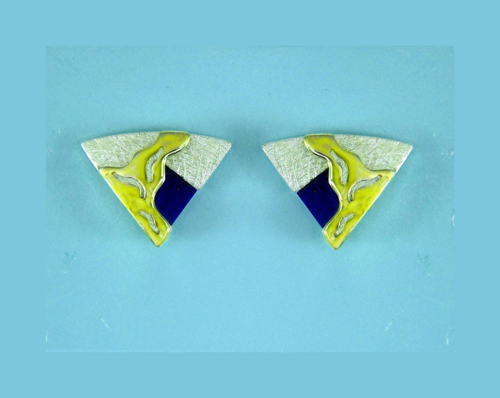 Ohrstecker, Ohrschmuck, Lapis Lazuli Silberohrstecker Ohrstecker, Ohrschmuck, Lapis Lazuli Silberohrstecker von ChristallaDesign