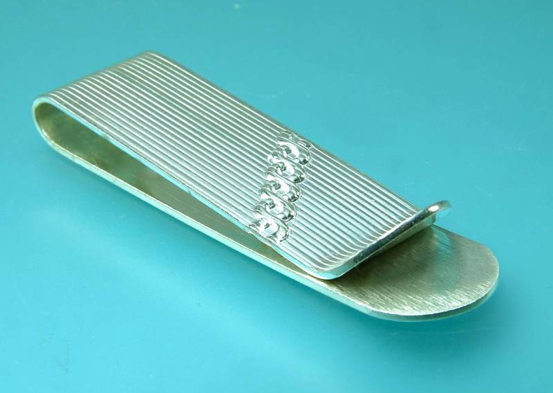 Silberne Geldscheinklammer 925/Ooo, Geldscheinclip Sterlingssilber Silberne Geldscheinklammer 925/Ooo, Geldscheinclip Sterlingssilber von ChristallaDesign