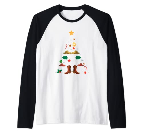 Christbaum Cowboy Tannenbaum Christmas Geschenk Weihnachten Neujahr Line Dance Xmas Winter Raglan Shirt Schwarz Small Damen Christbaum Cowboy Tannenbaum Christmas Geschenk Weihnachten Neujahr Line Dance Xmas Winter Raglan Shirt Schwarz Small Damen von Christbaum Cowboy Tannenbaum Christmas Geschenk