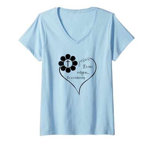 Damen Gebetskrieger Christliches Glaube Jesus Kreuz Shirt T-Shirt mit V-Ausschnitt Damen Gebetskrieger Christliches Glaube Jesus Kreuz Shirt T-Shirt mit V-Ausschnitt von Christen Gebet Krieger Glaube Bibel Kreuz Jesus