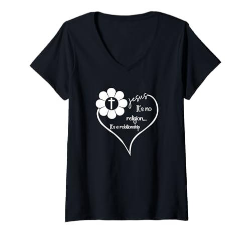 Damen Gebetskrieger Christliches Glaube Jesus Kreuz Shirt T-Shirt mit V-Ausschnitt Damen Gebetskrieger Christliches Glaube Jesus Kreuz Shirt T-Shirt mit V-Ausschnitt von Christen Gebet Krieger Glaube Bibel Kreuz Jesus