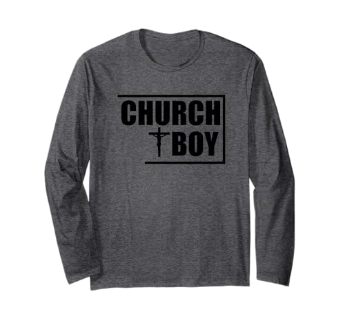 Church Boy Christian Faith Herren Devout Religiöse Grafik Langarmshirt Church Boy Christian Faith Herren Devout Religiöse Grafik Langarmshirt von Christian 2 The Bone