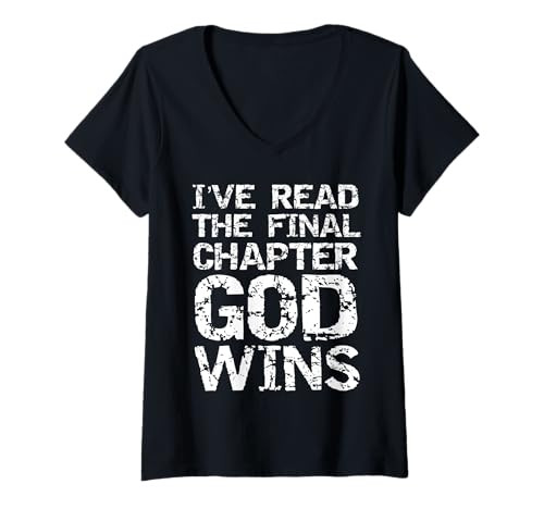 Damen Funny Christian Shirt Faith Gift Idea Inspirational Jesus T-Shirt mit V-Ausschnitt Damen Funny Christian Shirt Faith Gift Idea Inspirational Jesus T-Shirt mit V-Ausschnitt von Christian Apparel for Women Jesus Clothes for Men
