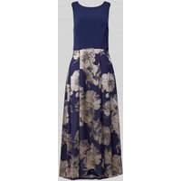 Christian Berg Cocktail Abendkleid im Stufen-Look in Marine, Größe 32 von Christian Berg Cocktail