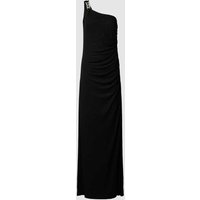 Christian Berg Cocktail Abendkleid mit One-Shoulder-Träger in Black, Größe 48 von Christian Berg Cocktail