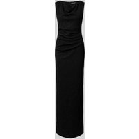 Christian Berg Cocktail Abendkleid mit Wasserfall-Ausschnitt in Black, Größe 50 von Christian Berg Cocktail