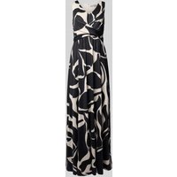 Christian Berg Cocktail Regular Fit Abendkleid mit V-Ausschnitt in Beige, Größe 34 von Christian Berg Cocktail